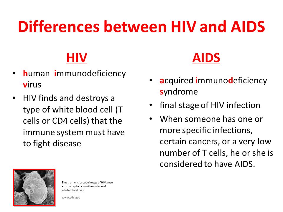 Hiv Vs Aids