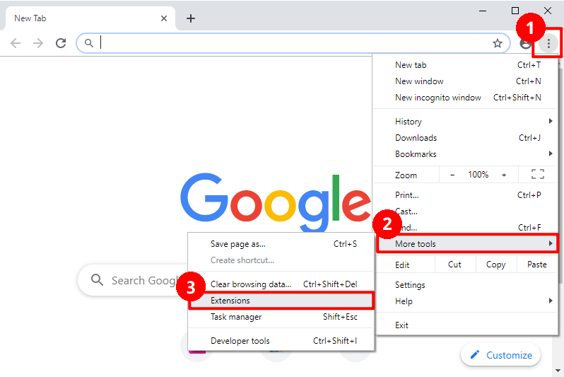 how to disable add ons chrome extensions chrome