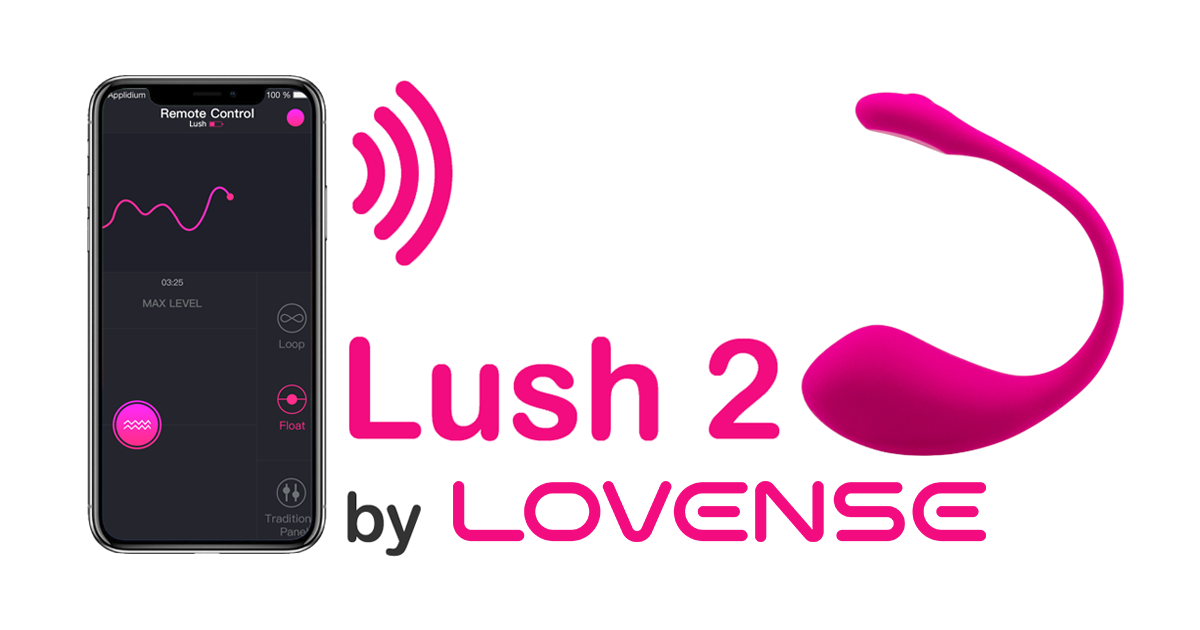  Lush :  Remote controlled egg vibrator via  Iphone or  Android 