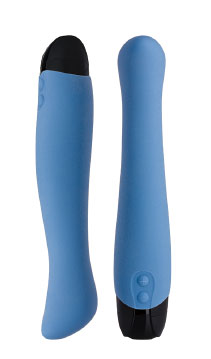 Blue and black Gigoline g-spot vibrator by Fun Factory