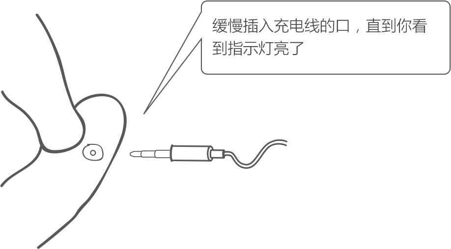 Edge by Lovense charging port.