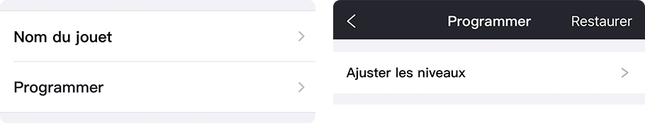 L'application Lovense Remote vous permet de choisir l'intensité des vibrations et de les sauvegarder pour plus tard.