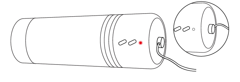 Max by Lovense charging port.