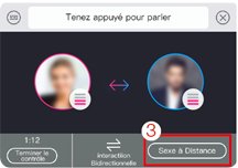 Vous pouvez choisir l'option Sexe à distance sur l'application Lovense Remote.