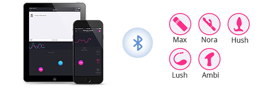 Wireless Bluetooth Sex Toys Controlled via Free APP!